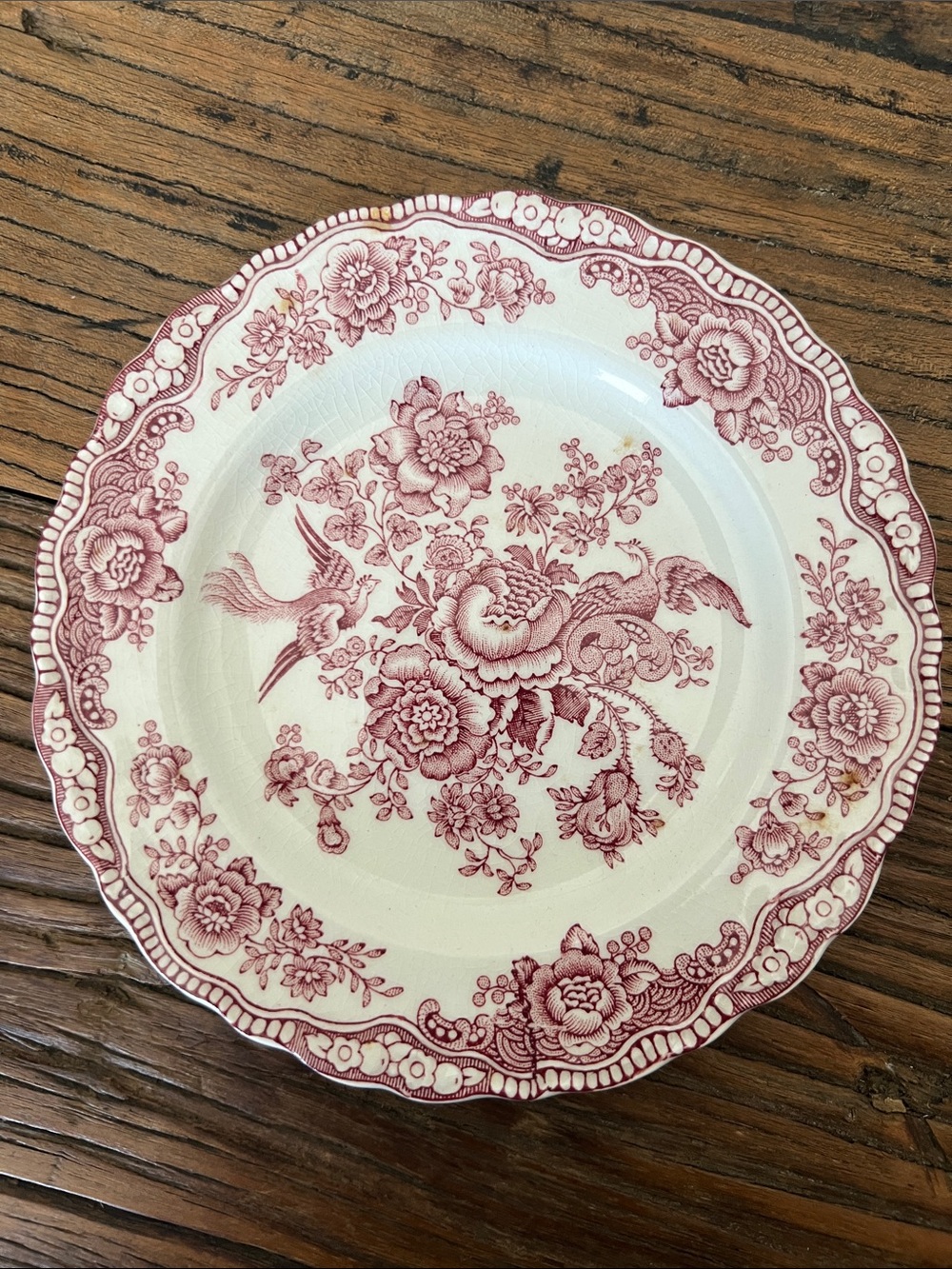 Antique Crown Ducal Bristol Punk 6inch Bread Plate